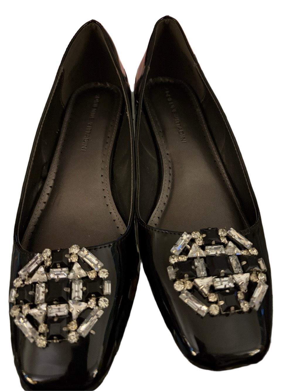 Adrienne Vittadini New palm beach wedge pumps, Patton wedge embellished 8.5